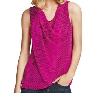 CAbi Fushia Brilliant Blouse